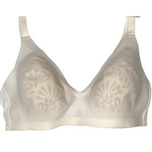 Bali 36D #6564 Ivory Beauty Lift Comfort Straps No-Show Soft Cups #B21